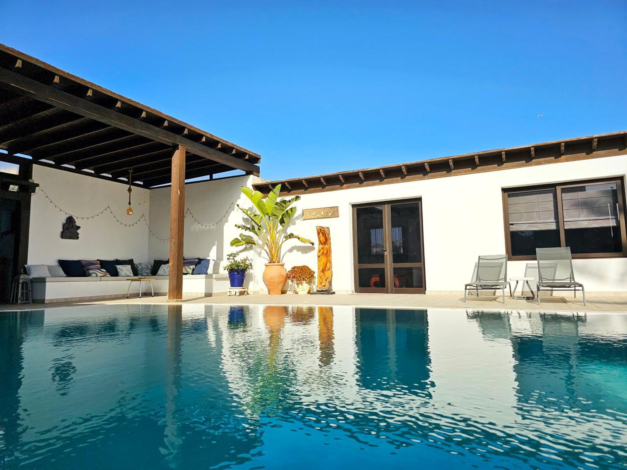 Villa Nazoly, Oasis De Tranquilidad Con Piscina Privada En El Corazon De Lanzarote Nazaret Екстер'єр фото